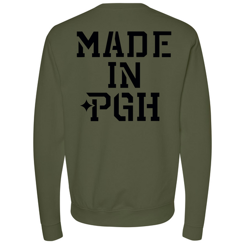 Mens Medium Army Style_Sweatshirt