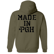 Mens Medium Army Style_Hoodie