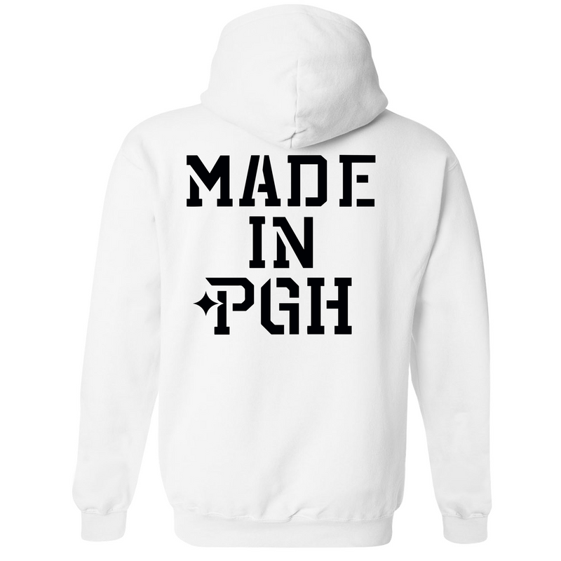 Mens Medium White Style_Hoodie