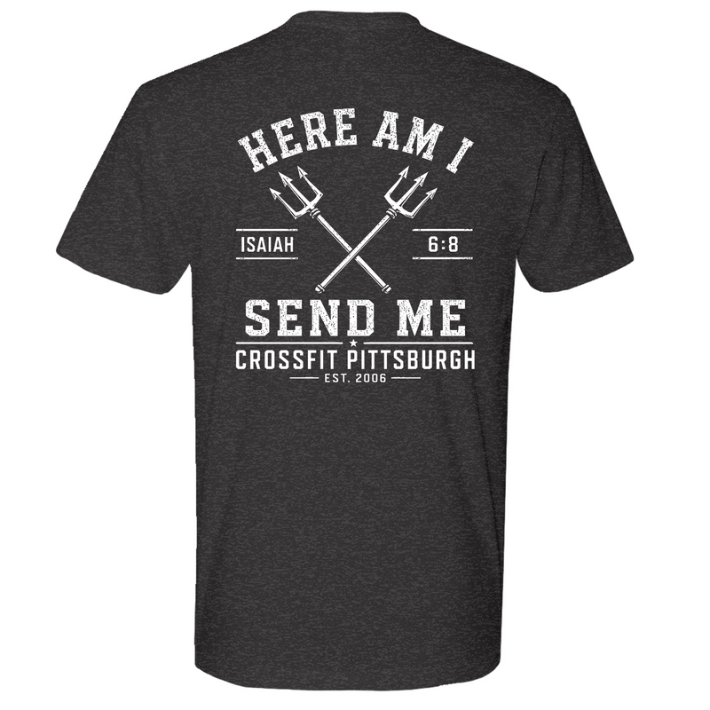 Mens Medium Heather Heavy Metal Style_T-Shirt