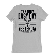 Womens Medium Solid Athletic Grey Style_T-Shirt