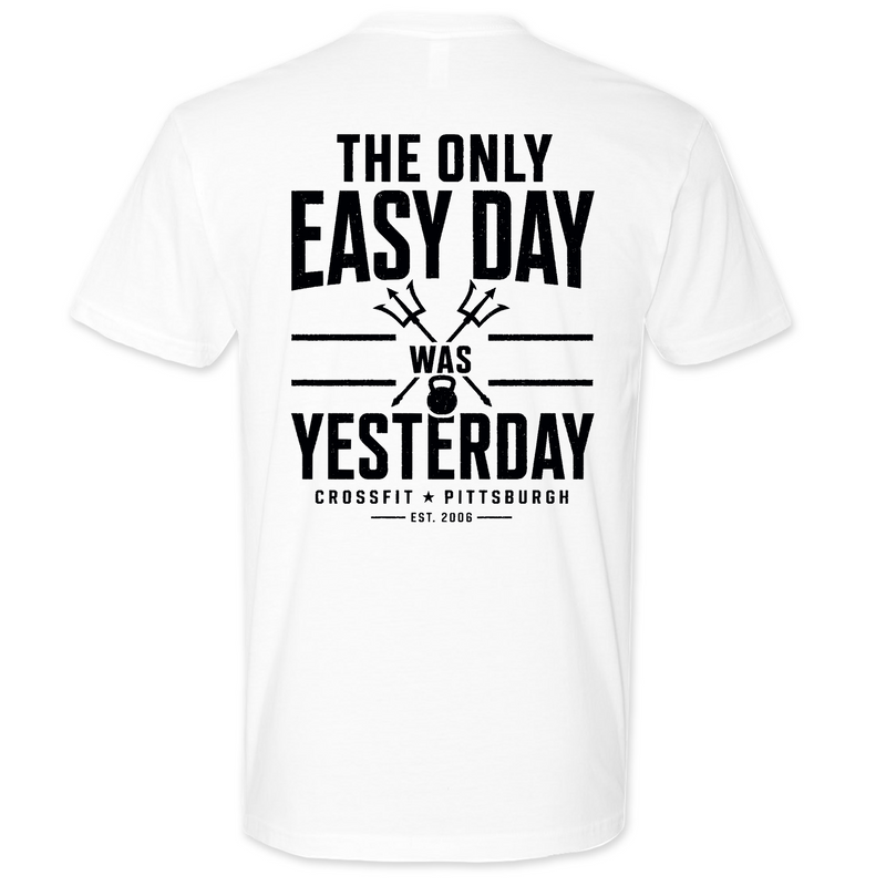 Mens Medium White Style_T-Shirt
