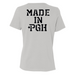 Womens Medium Solid Athletic Grey Style_T-Shirt