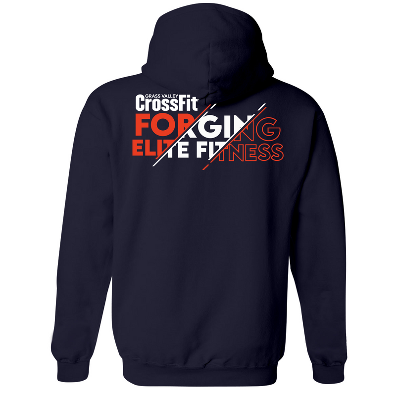 Unisex Medium Navy Style_Zip_Hoodie
