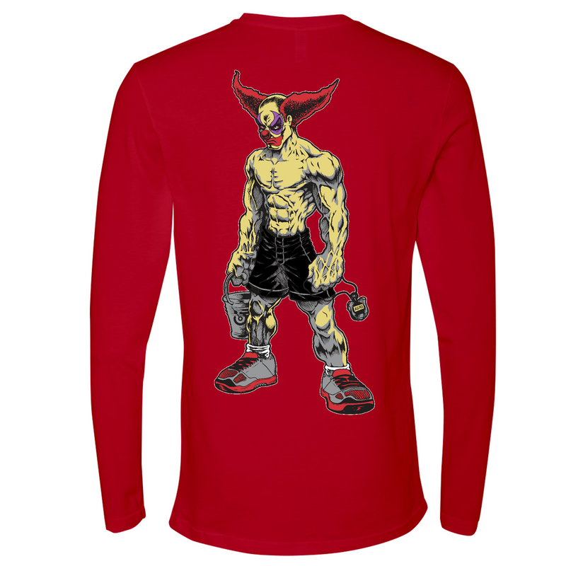 Grass Valley CrossFit Pukie The Clown Mens - Long Sleeve