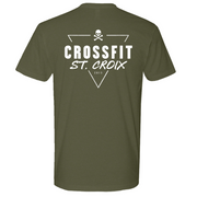 Mens Medium Military Green Style_T-Shirt
