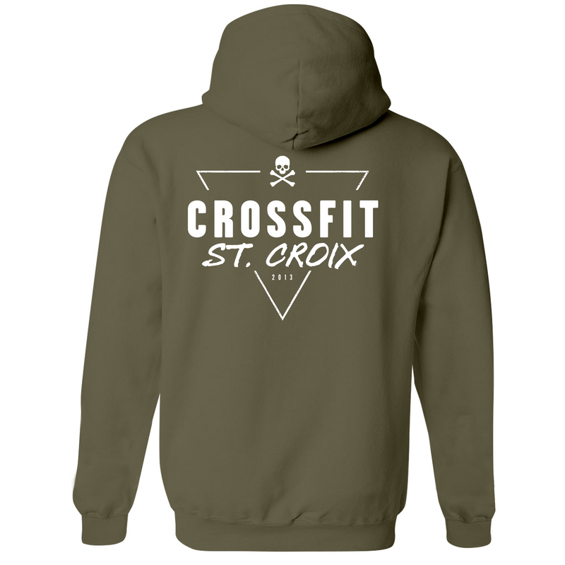 Mens Medium Army Style_Hoodie