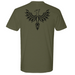 Mens Medium Military Green Style_T-Shirt