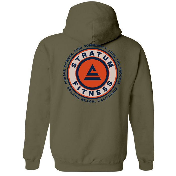 Mens Medium Army Style_Hoodie