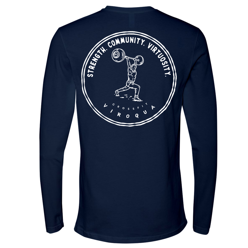 Mens Medium Midnight Navy Style_Long Sleeve