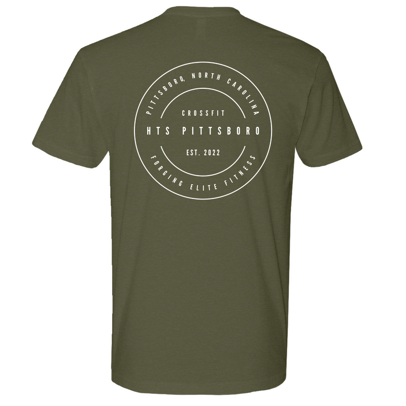 Mens Medium Military Green Style_T-Shirt