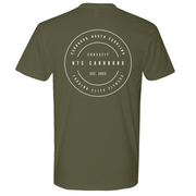 Mens Medium Military Green Style_T-Shirt
