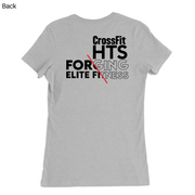 Womens Medium Solid Athletic Grey Style_T-Shirt