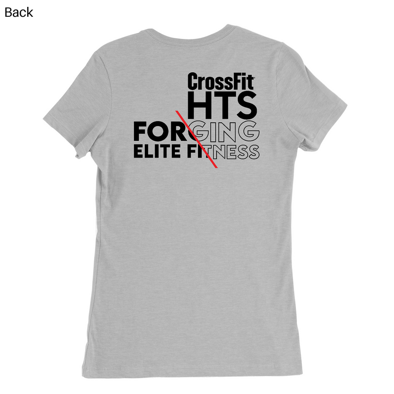 Womens Medium Solid Athletic Grey Style_T-Shirt
