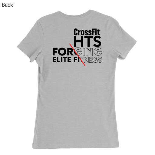 Womens Medium Solid Athletic Grey Style_T-Shirt