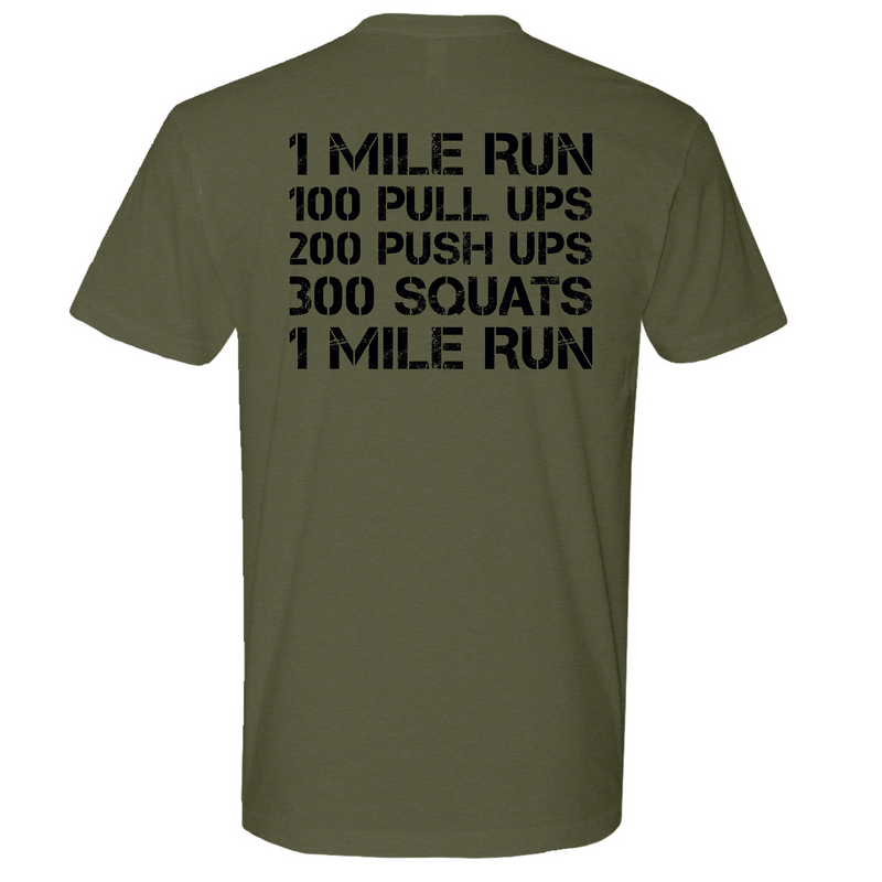 Mens Medium Military Green Style_T-Shirt