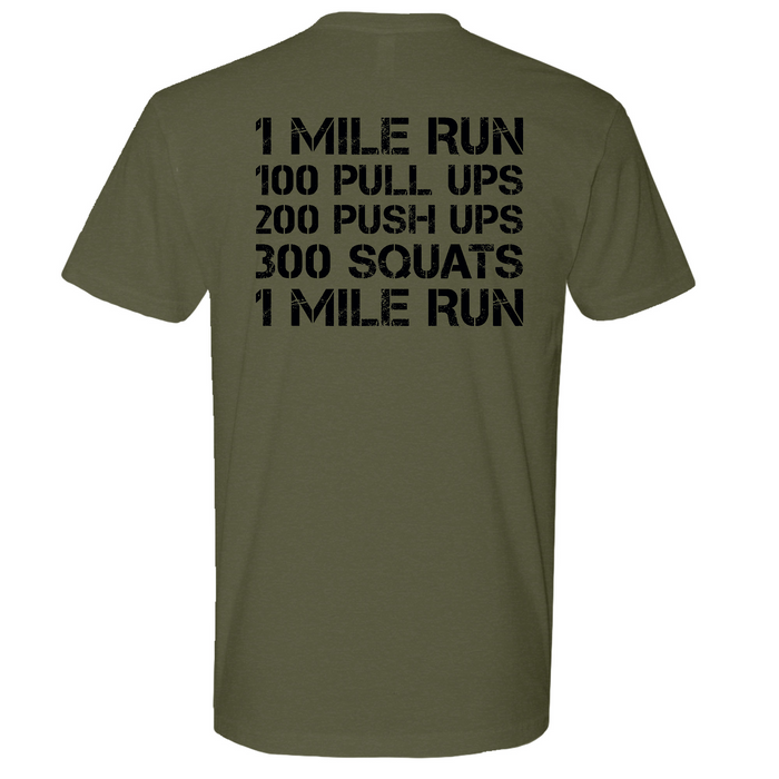 Mens Medium Military Green Style_T-Shirt