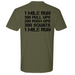 Mens Medium Military Green Style_T-Shirt