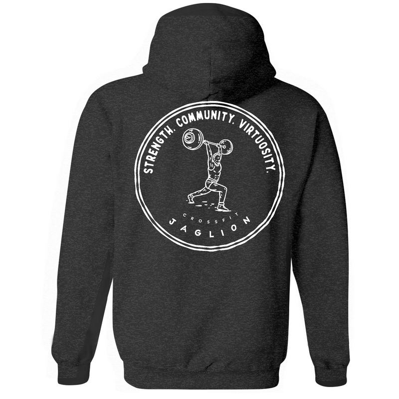 Mens Medium Charcoal Heather Style_Hoodie