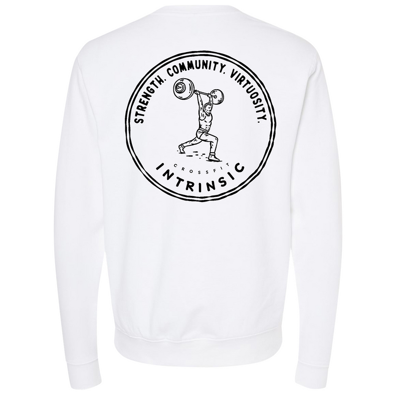 Mens Medium White Style_Sweatshirt