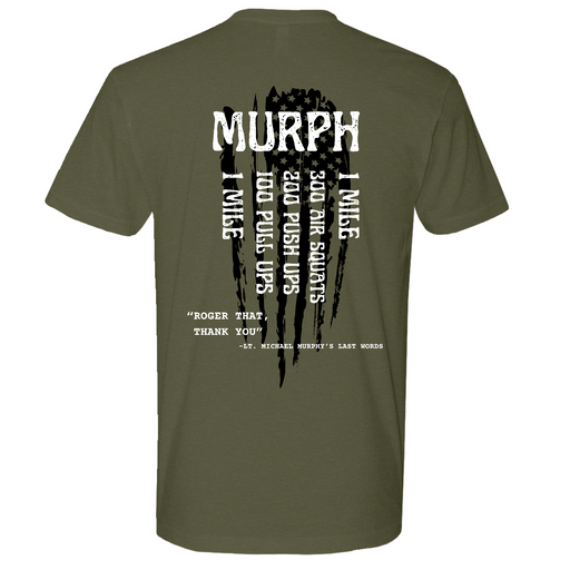 Mens Medium Military Green Style_T-Shirt