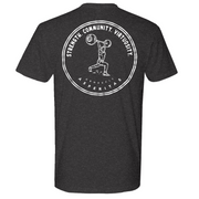 Mens Medium Heather Heavy Metal Style_T-Shirt