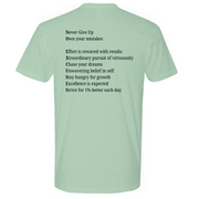 Mens Medium Green Style_T-Shirt