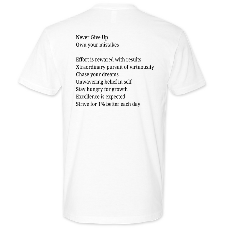 Mens Medium White Style_T-Shirt