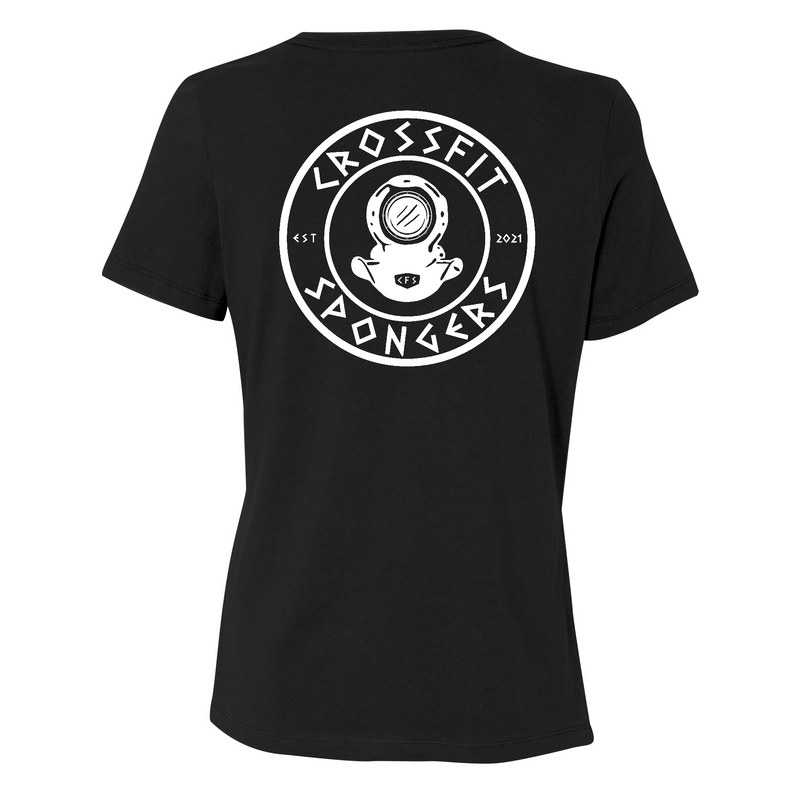 CrossFit Spongers White Womens - T-Shirt