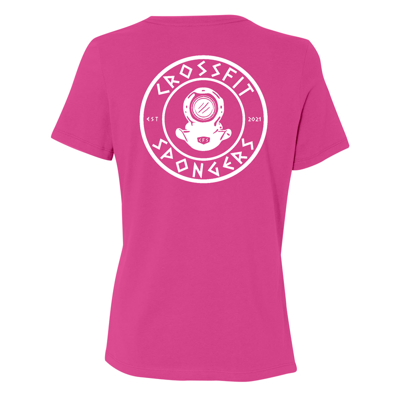 CrossFit Spongers White Womens - T-Shirt