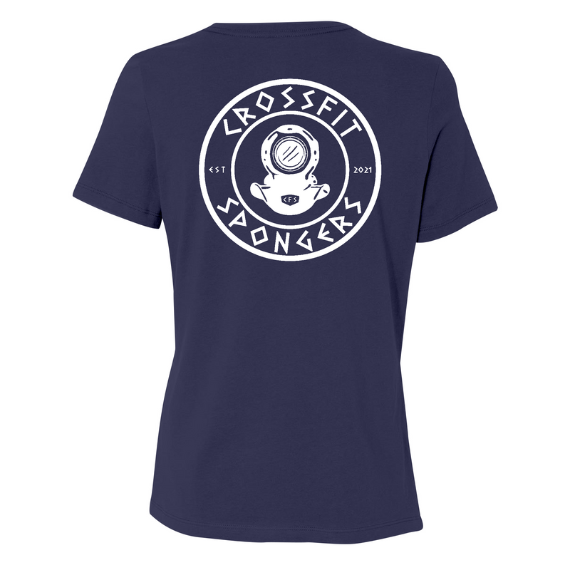 CrossFit Spongers White Womens - T-Shirt