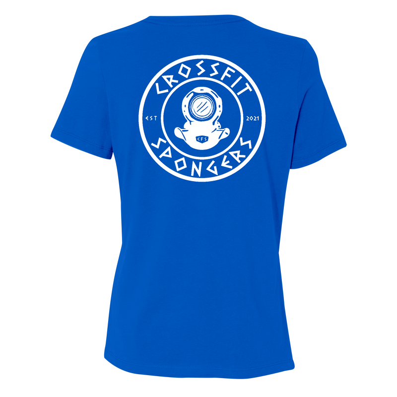 CrossFit Spongers White Womens - T-Shirt