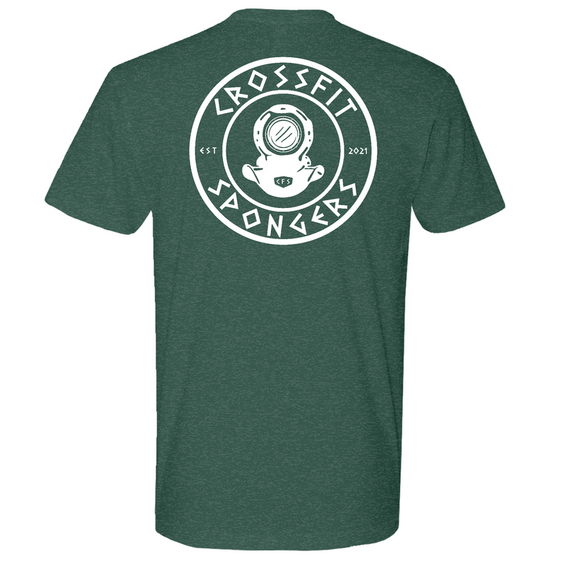 CrossFit Spongers White Mens - T-Shirt
