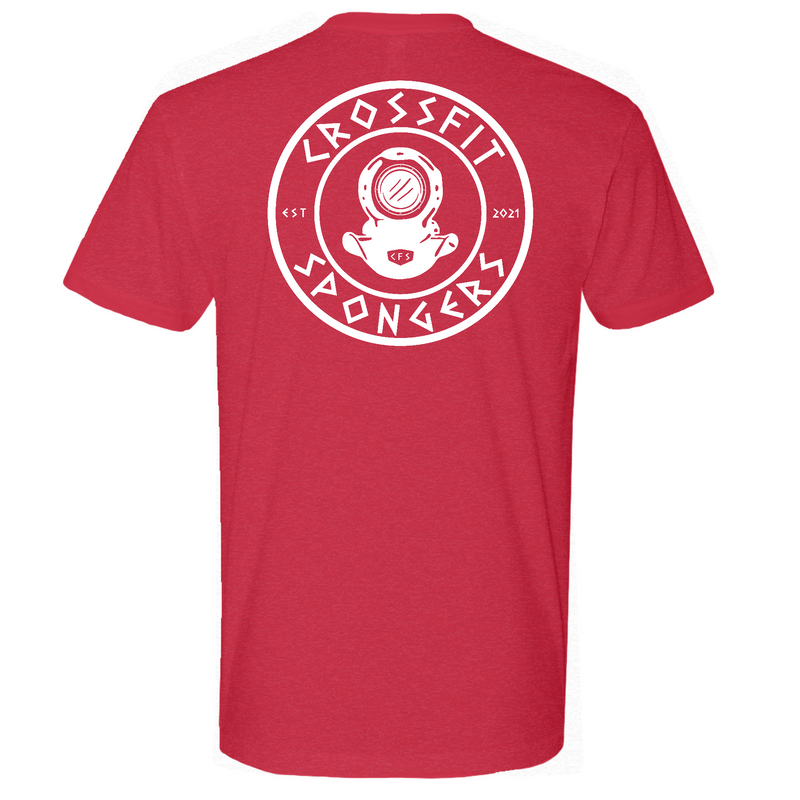 CrossFit Spongers White Mens - T-Shirt