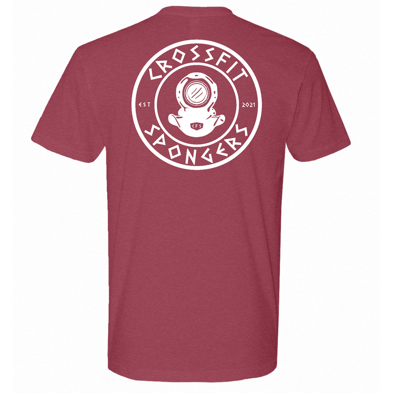 CrossFit Spongers White Mens - T-Shirt