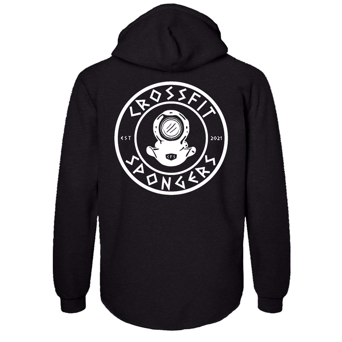 CrossFit Spongers White Womens - Hoodie