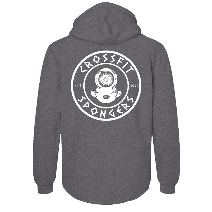 CrossFit Spongers White Womens - Hoodie