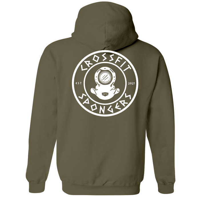 CrossFit Spongers White Mens - Hoodie