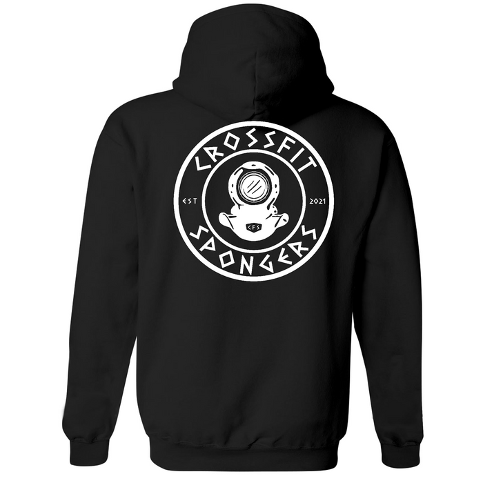 CrossFit Spongers White Mens - Hoodie