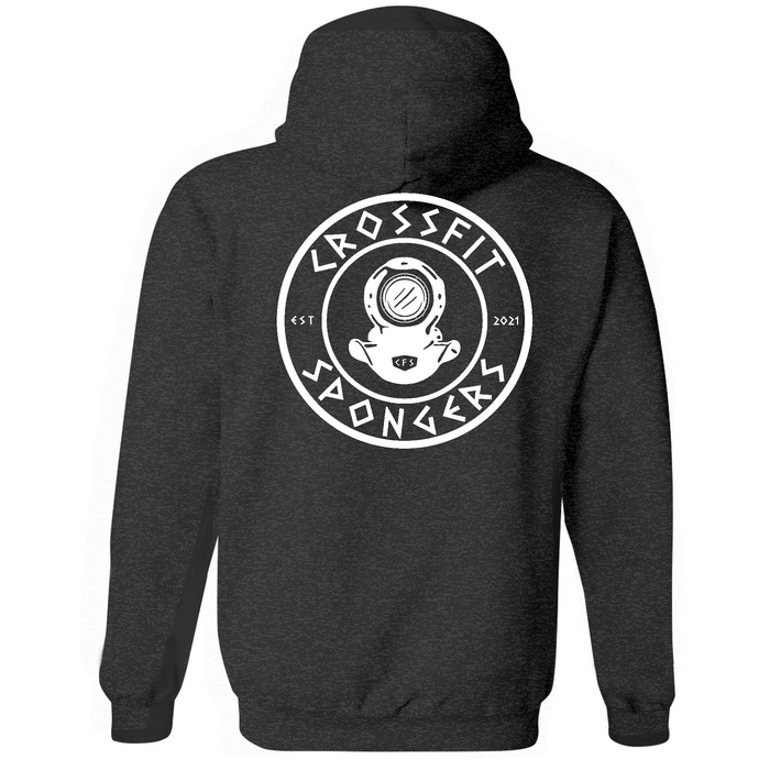 CrossFit Spongers White Mens - Hoodie