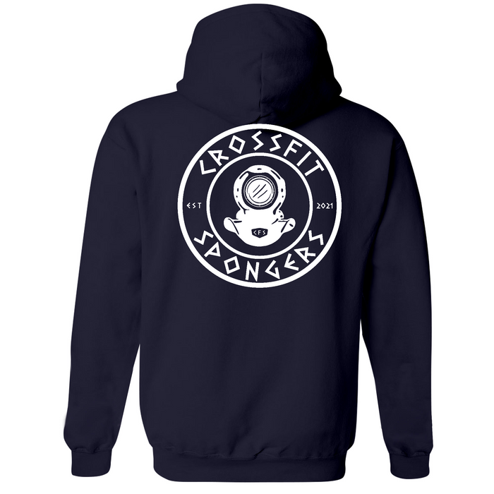 CrossFit Spongers White Mens - Hoodie