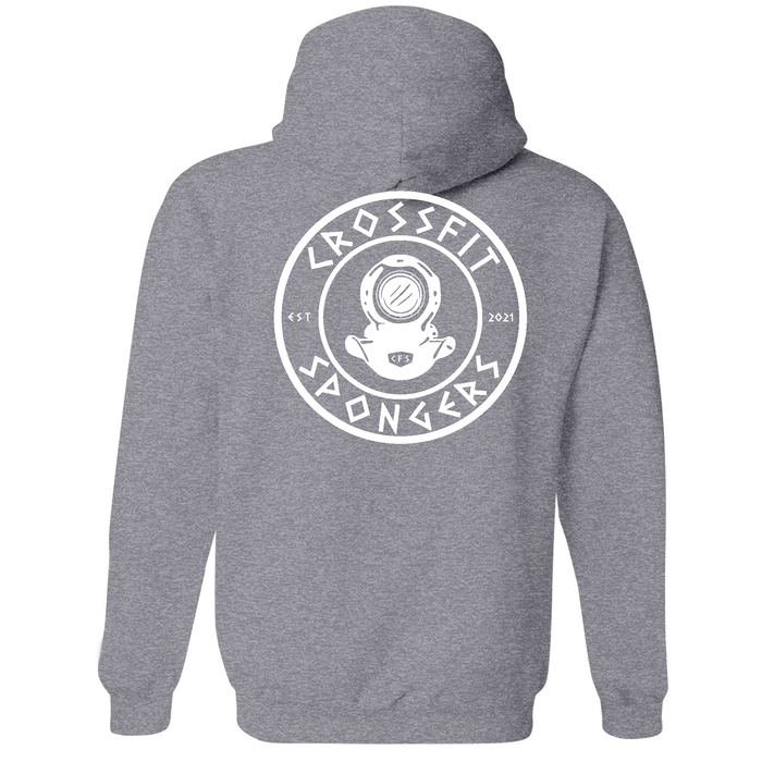 CrossFit Spongers White Mens - Hoodie