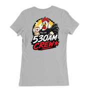 Womens Medium Solid Athletic Grey Style_T-Shirt