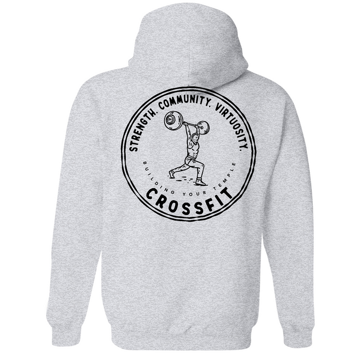 Unisex Medium Grey Heather Style_Zip_Hoodie