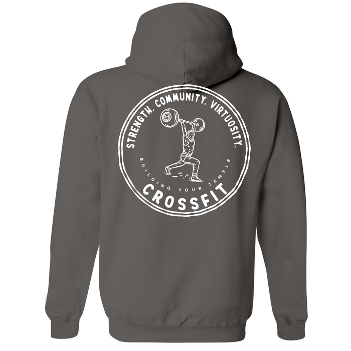 Unisex Medium Charcoal Style_Zip_Hoodie