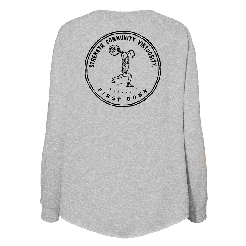Womens Medium Athletic Heather Style_Sweatshirt