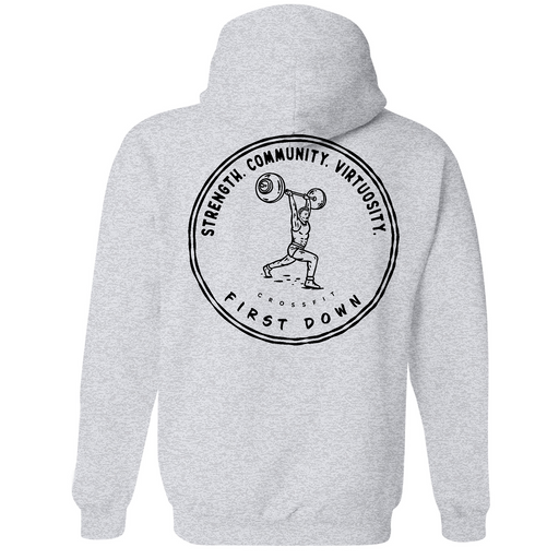 Unisex Medium Grey Heather Style_Zip_Hoodie
