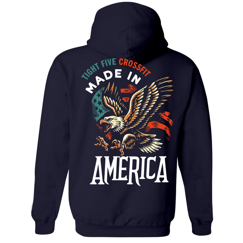Unisex Medium Navy Style_Zip_Hoodie