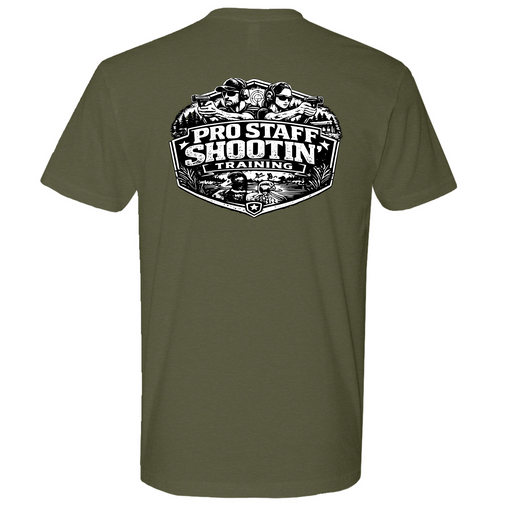 Mens Medium Military Green Style_T-Shirt