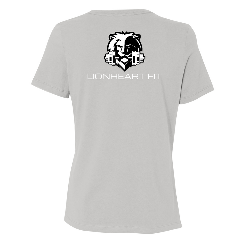 Womens Medium Solid Athletic Grey Style_T-Shirt